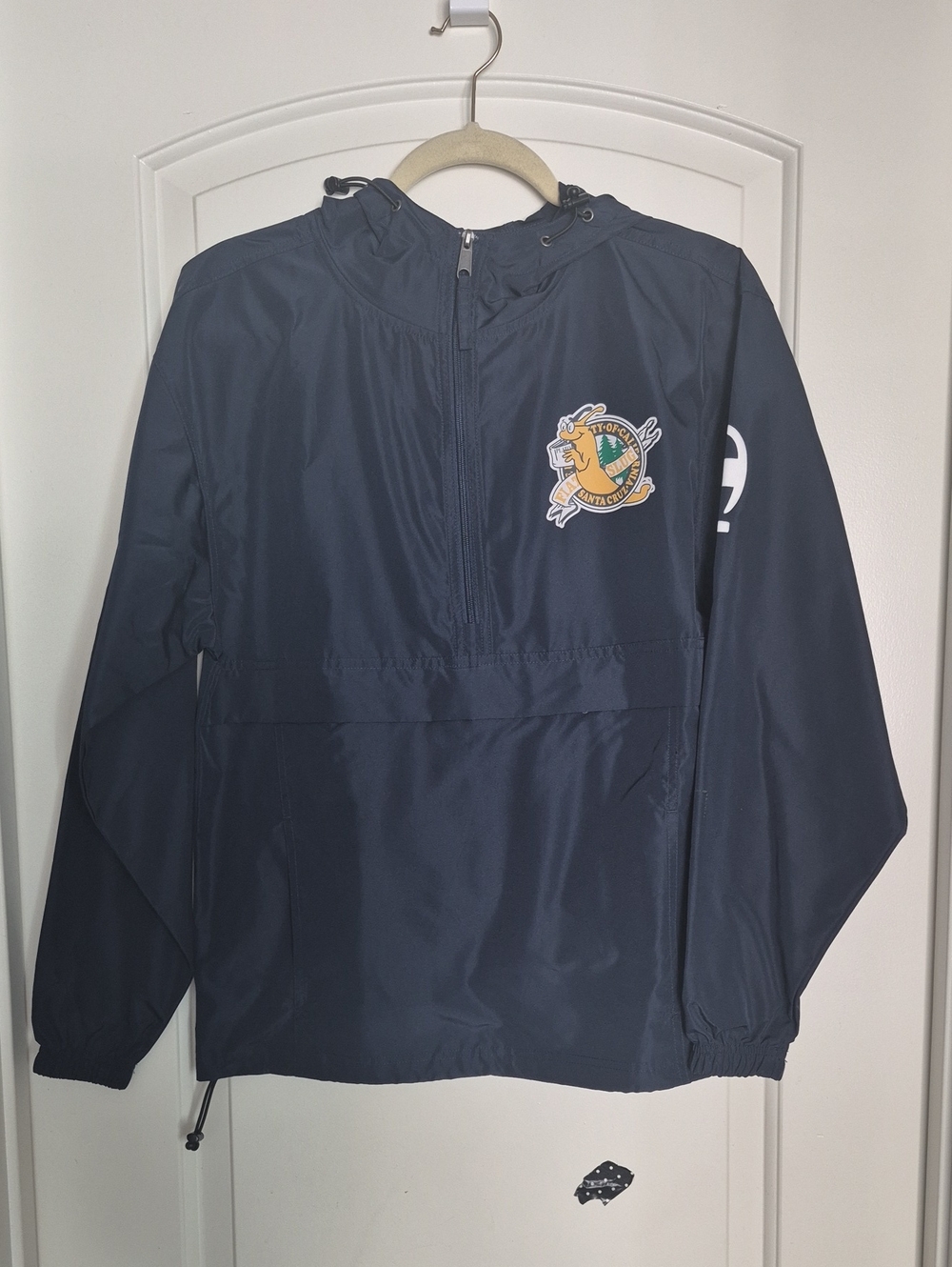 UC Santa Cruz Pullover Windbreaker with Patch